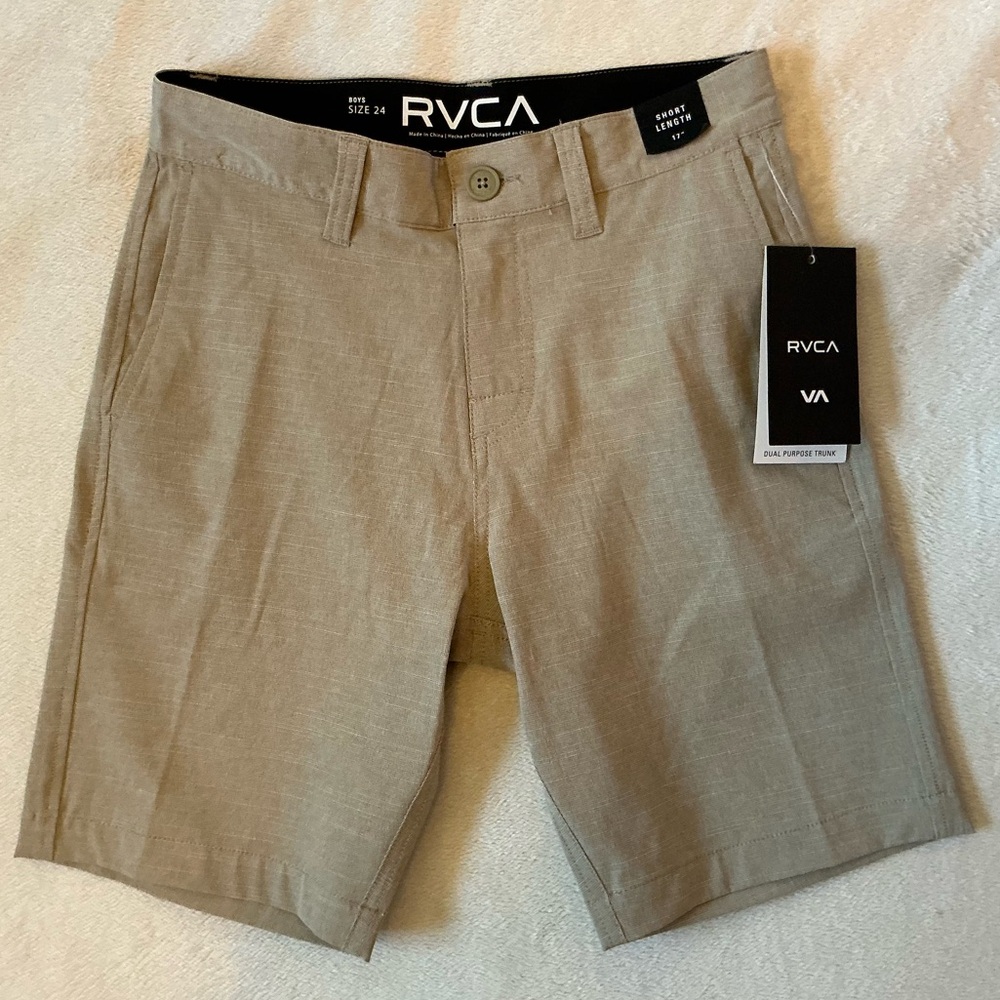 NEW RVCA Boys Balance Hybrid Shorts NWT